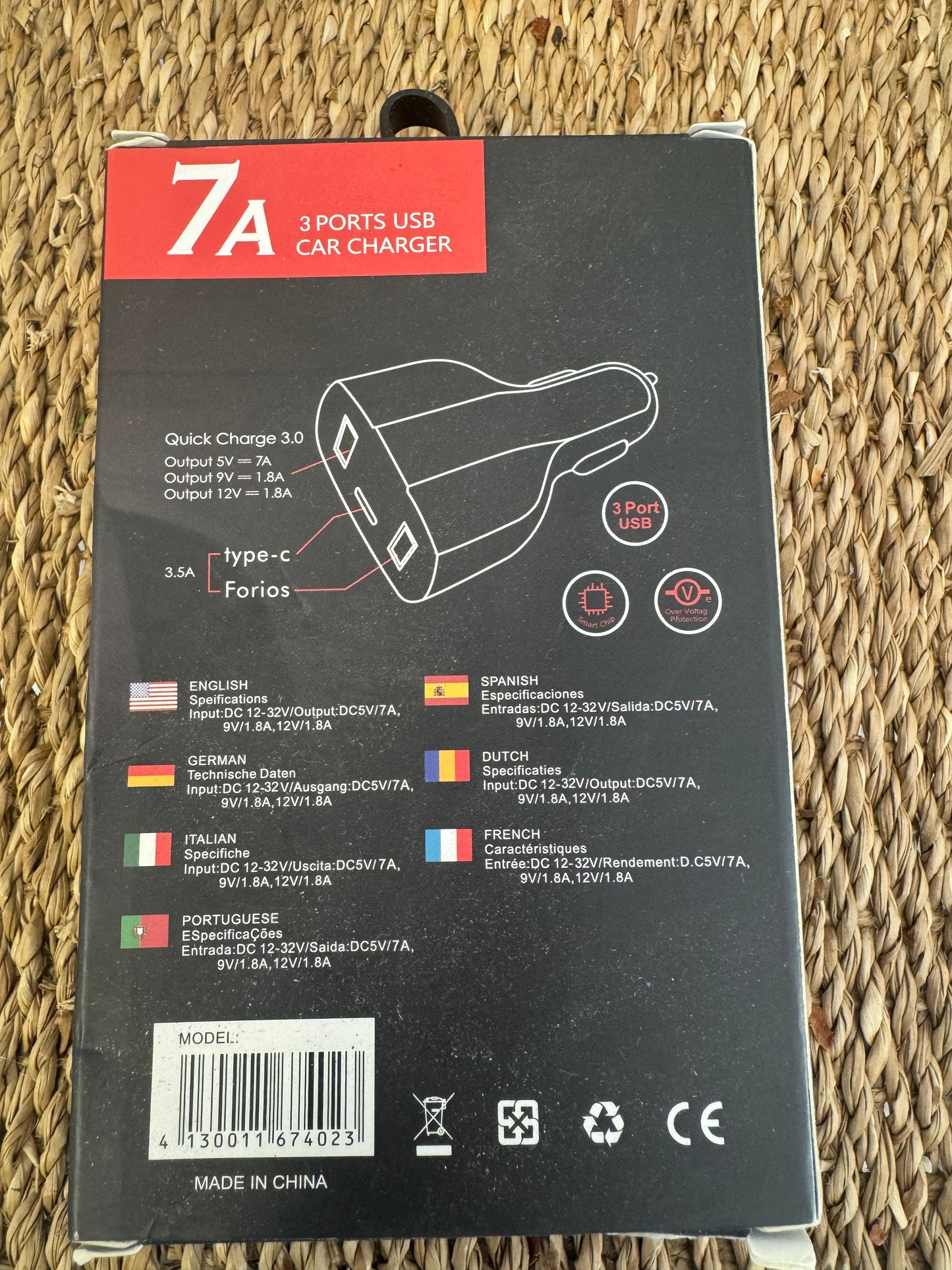 Good brand electronics 3ports. 35w quick charging price